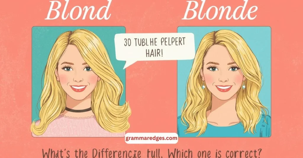 Blond or Blonde: What’s the Difference and Which One Is Correct?