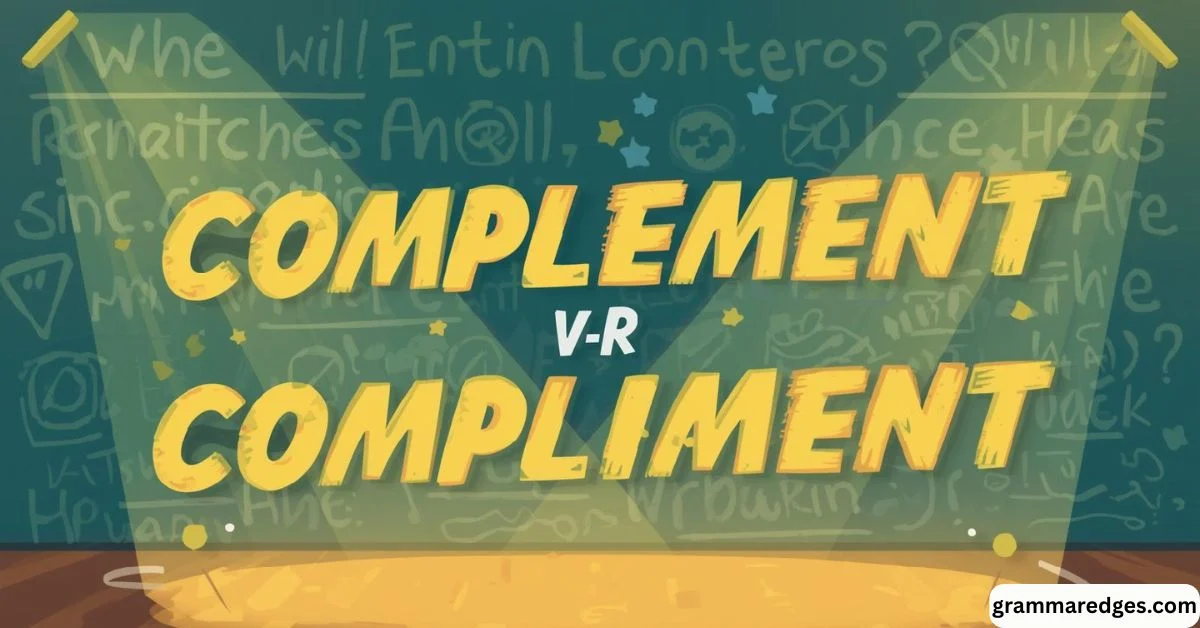 You are currently viewing Complement vs Compliment: Stop Confusing These Words Today