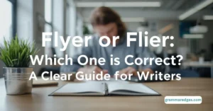 Read more about the article Flyer or Flier: Which One Is Correct? A Clear Guide for Writers
