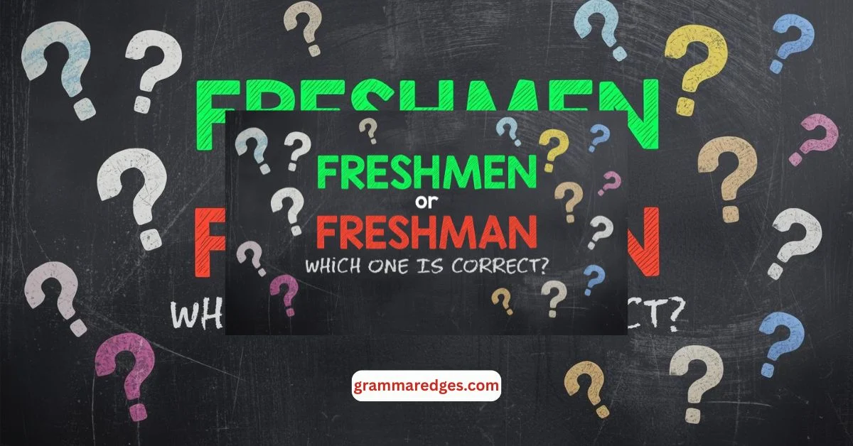 Read more about the article Freshmen or Freshman: Which One Is Correct?