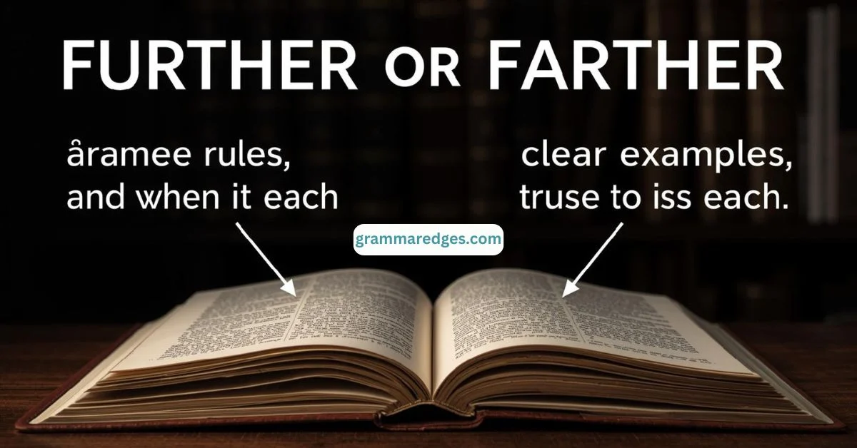 Read more about the article Further or Farther: Simple Rules and When to Use Each
