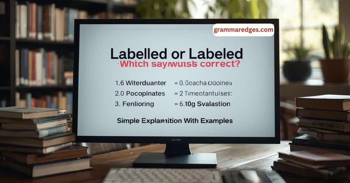 You are currently viewing Labelled or Labeled: Which Spelling Is Correct?