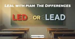 Read more about the article Led or Lead: What’s the Difference?