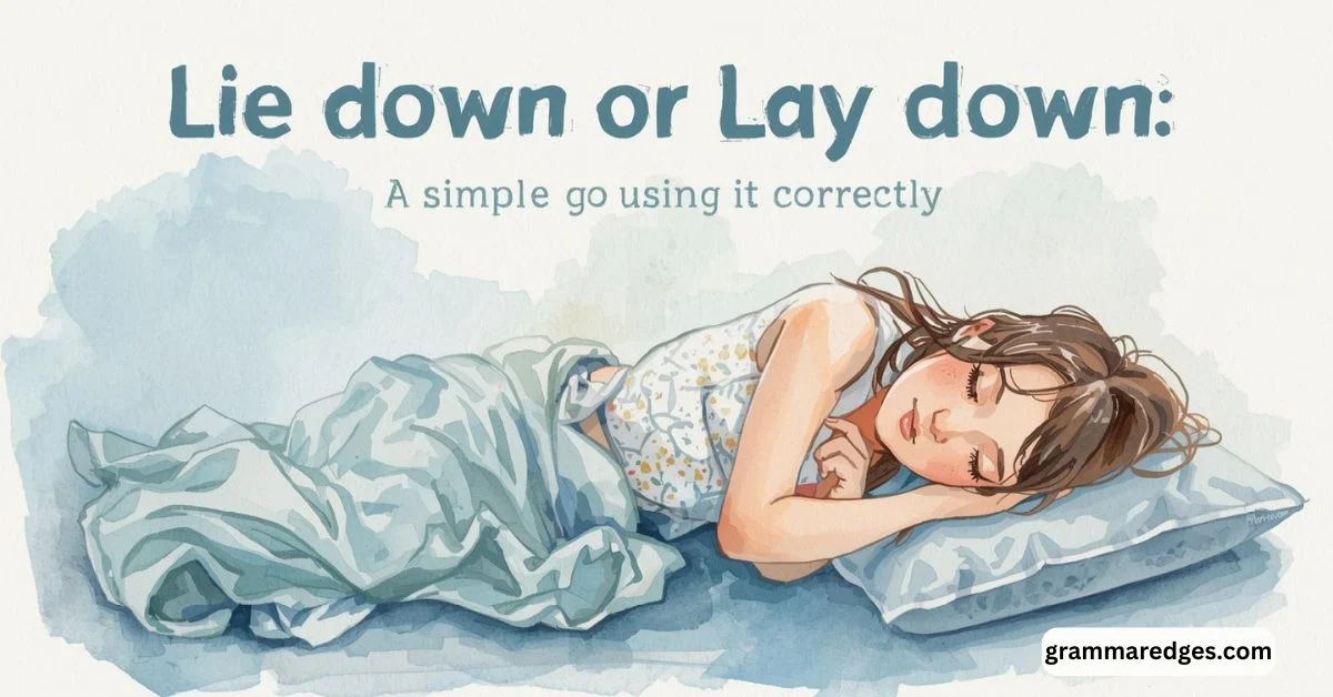 You are currently viewing Lie Down or Lay Down: The Simple Guide to Using It Correctly