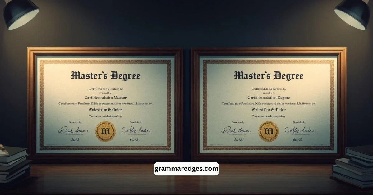 You are currently viewing Masters Degree or Master’s Degree: Which One Is Correct?