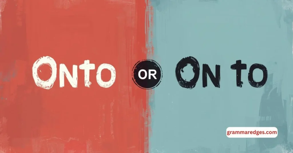 Onto or On To – What’s the Difference and Which One Is Correct?