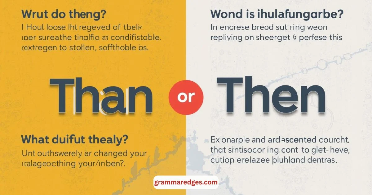 Read more about the article Than or Then: Quick Guide to Correct Usage