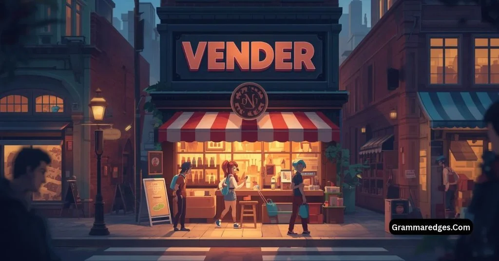 Vender Meaning