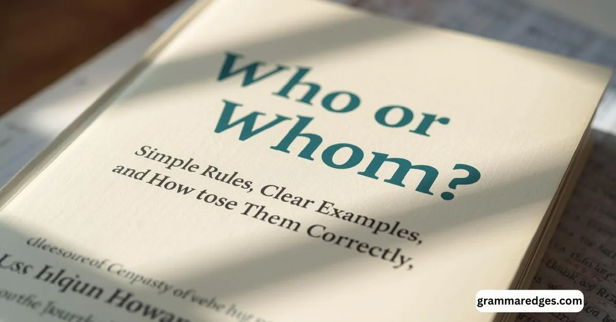 You are currently viewing Who or Whom? Learn the Difference in 60 Seconds (Easy Guide)