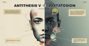 Read more about the article Antithesis vs Juxtaposition Explained with Simple Examples