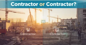 Read more about the article Contractor or Contracter? Common Spelling Mistakes Explained