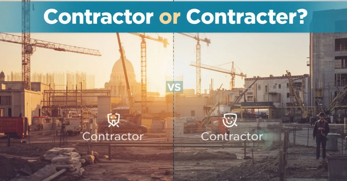 You are currently viewing Contractor or Contracter? Common Spelling Mistakes Explained