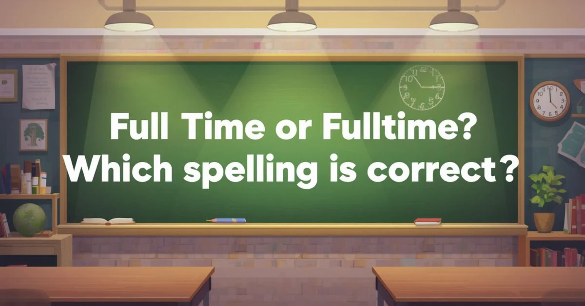 You are currently viewing Full Time or Fulltime? Which Spelling Is Correct?
