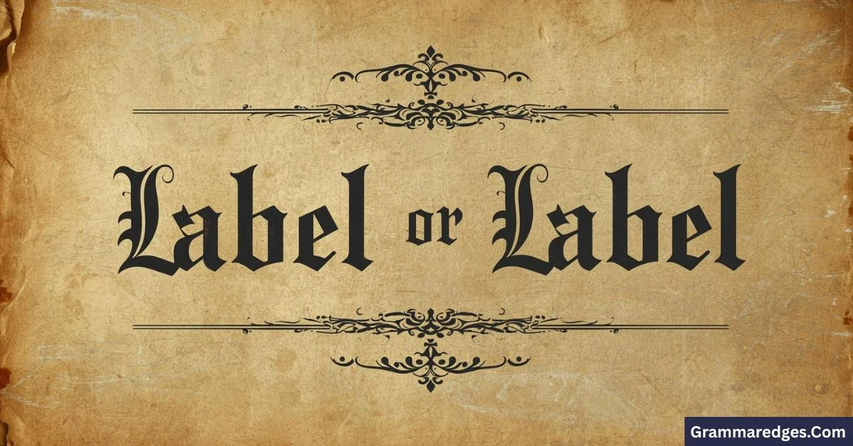You are currently viewing Lable or Label: Which Spelling Is Correct and When to Use It?