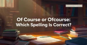 Read more about the article Of Course or Ofcourse: Which Spelling Is Correct?
