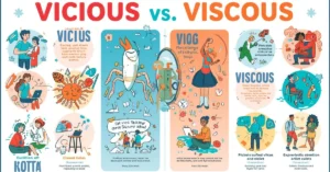 Read more about the article Vicious or Viscous Explained: Definitions, Usage, and Examples