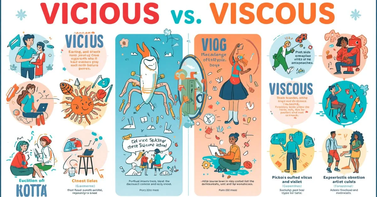 You are currently viewing Vicious or Viscous Explained: Definitions, Usage, and Examples