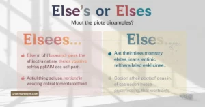 Read more about the article Else’s or Elses? Correct Spelling, Examples, and Grammar Guide