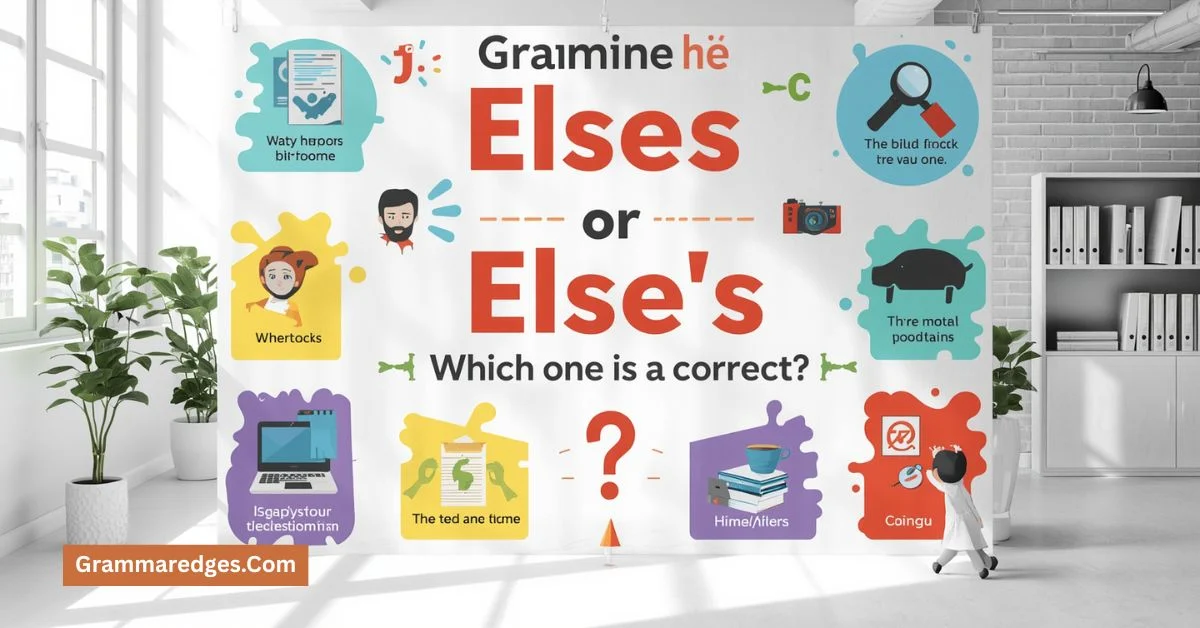 Read more about the article Elses or Else’s: Which One Is Correct? Simple Grammar Guide