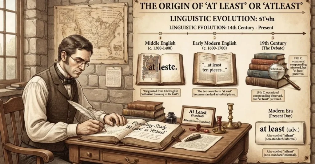 The Origin of Atleast or At Least