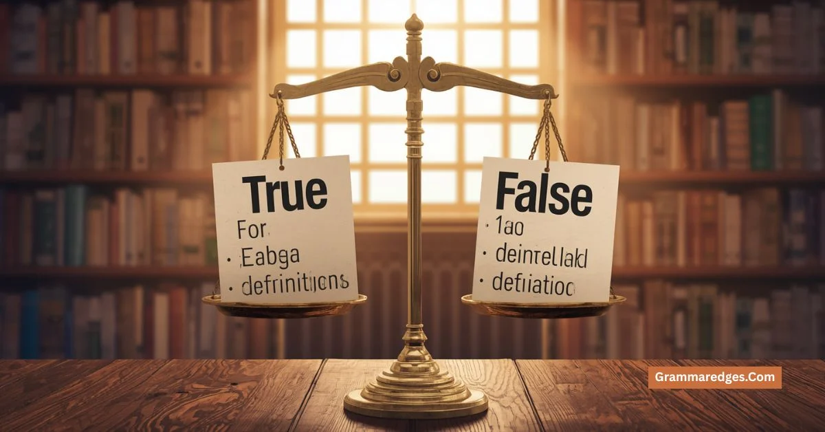 You are currently viewing True or False: Meaning, Usage and Common Mistakes Explained