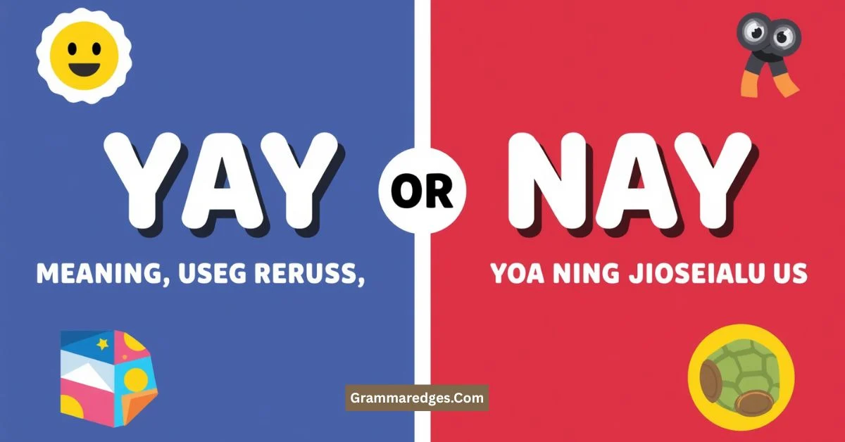 Read more about the article Yay or Nay: Meaning, Usage, and Which Spelling You Should Use