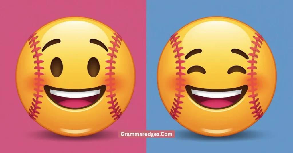 Baseball Emoji Variations Side by Side