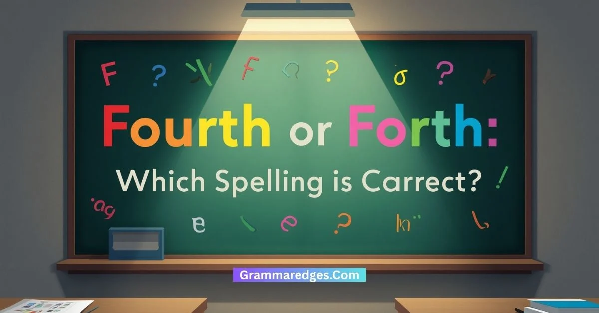 You are currently viewing Fourth or Forth: Which Spelling Is Correct?<p class="post-updated-date">🕓 <span class="updated-label">Last updated on</span> <time datetime="2026-08-21T18:34:54+00:00">August 21, 2026</time></p><script type="application/ld+json">
        {
          "@context": "https://schema.org",
          "@type": "BlogPosting",
          "mainEntityOfPage": {
            "@type": "WebPage",
            "@id": "https://grammaredges.com/fourth-or-forth/"
          },
          "datePublished": "2026-08-21T18:34:53+00:00",
          "dateModified": "2026-08-21T18:34:54+00:00"
        }
        </script>