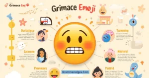 Read more about the article Grimace Emoji 😬: Meaning, Uses & Examples<p class="post-updated-date">🕓 <span class="updated-label">Last updated on</span> <time datetime="2026-08-12T04:37:31+00:00">August 12, 2026</time></p><script type="application/ld+json">
        {
          "@context": "https://schema.org",
          "@type": "BlogPosting",
          "mainEntityOfPage": {
            "@type": "WebPage",
            "@id": "https://grammaredges.com/grimace-emoji/"
          },
          "datePublished": "2026-08-12T04:37:30+00:00",
          "dateModified": "2026-08-12T04:37:31+00:00"
        }
        </script>