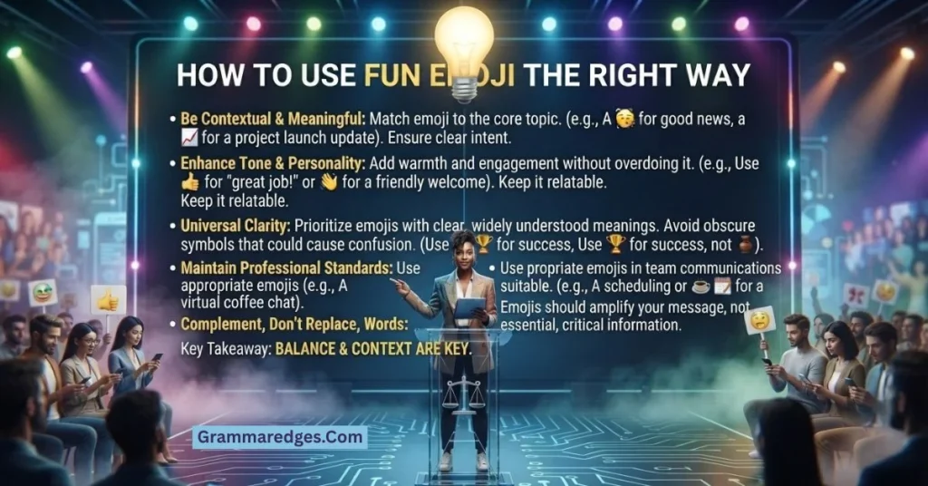 How to use fun emoji the right way