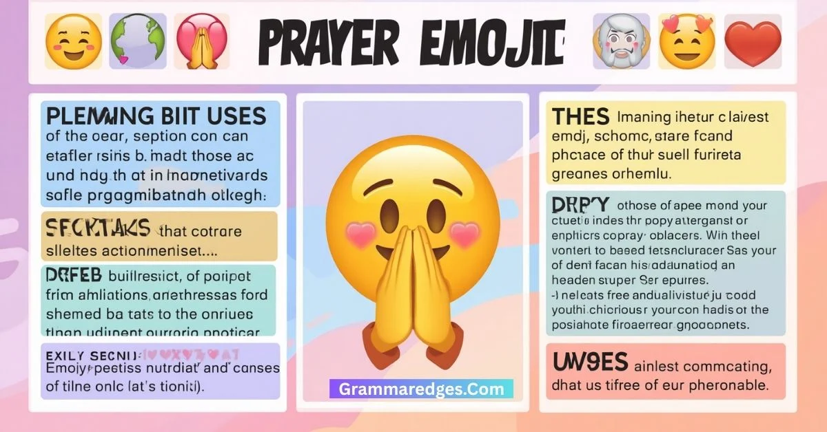 You are currently viewing Prayer Emoji 🙏: Meaning, Uses & Copy-Paste Ideas<p class="post-updated-date">🕓 <span class="updated-label">Last updated on</span> <time datetime="2026-08-22T06:45:36+00:00">August 22, 2026</time></p><script type="application/ld+json">
        {
          "@context": "https://schema.org",
          "@type": "BlogPosting",
          "mainEntityOfPage": {
            "@type": "WebPage",
            "@id": "https://grammaredges.com/prayer-emoji/"
          },
          "datePublished": "2026-08-22T06:45:35+00:00",
          "dateModified": "2026-08-22T06:45:36+00:00"
        }
        </script>