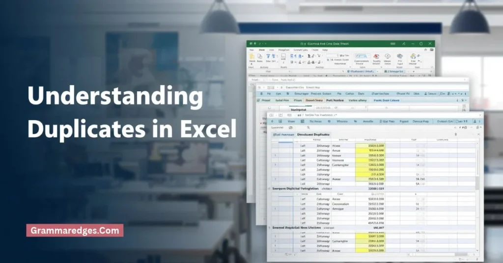 Understanding Duplicates in Excel