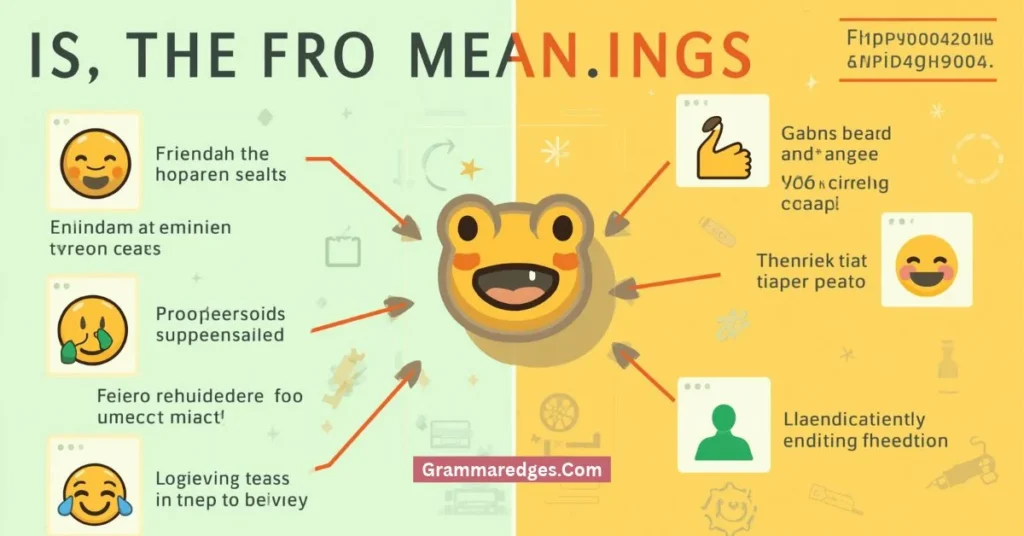 What do frog emoji mean