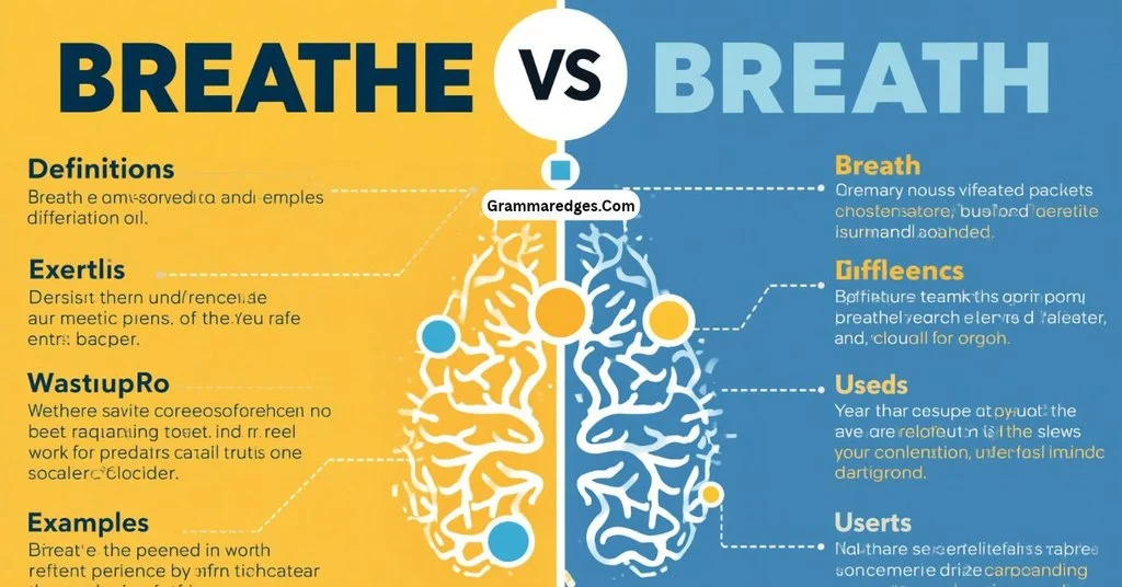 Breathe vs Breath: Meaning, Difference & Examples