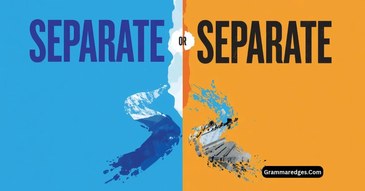 You are currently viewing Seperate or Separate: Which Spelling Is Correct?