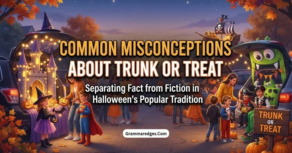 Common Misconceptions About Trunk or Treat