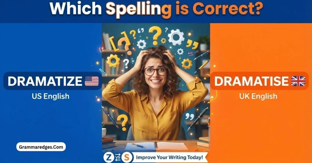 Dramatize vs Dramatise in Different Tenses