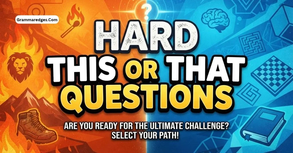 Hard This or That Questions