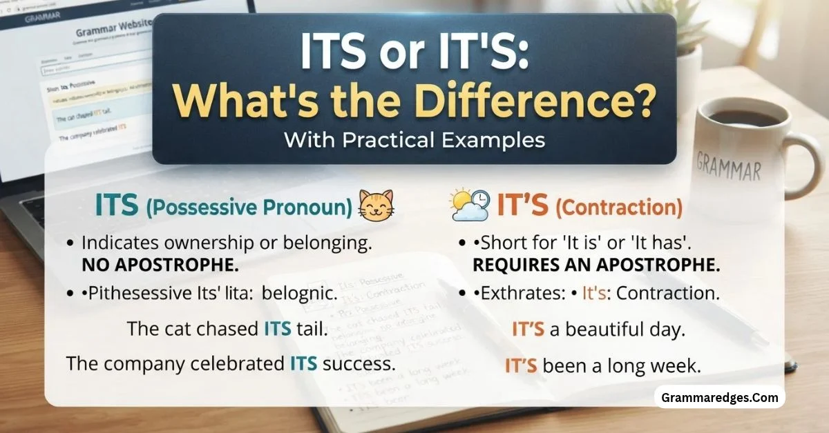 You are currently viewing Its or It’s: What’s the Difference? (With Examples